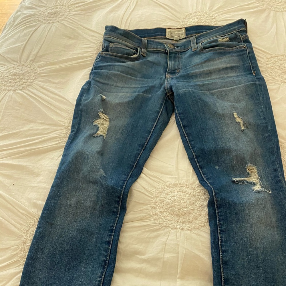 Distressed Current Elliott jeans